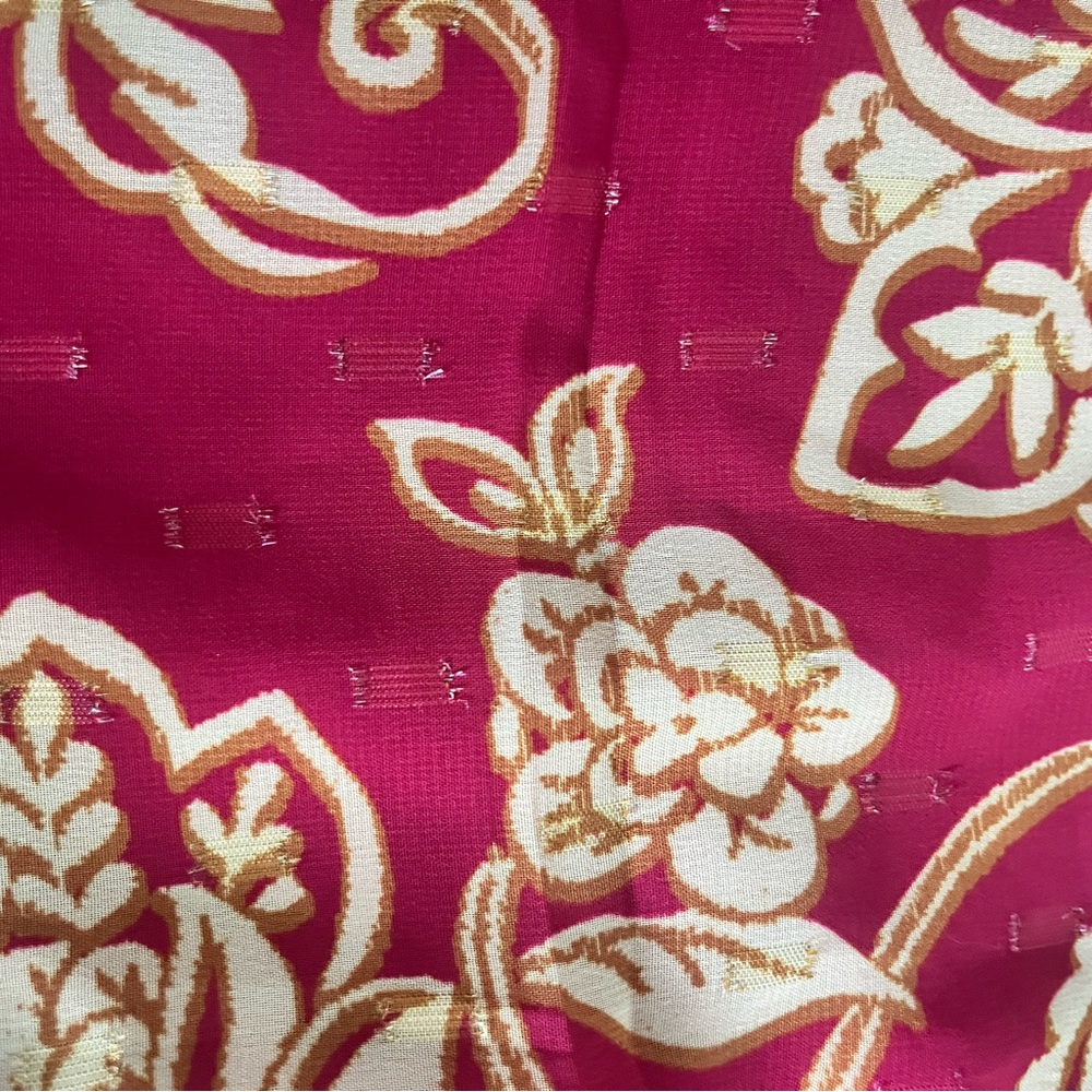 Flying Tomato Red and Gold Ruffled Sundress with Bishop Sleeves - Picture 3 of 4